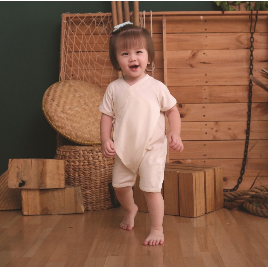 Bamboo and Bub - Kairi Jumper - Baju Bambu Anak Bayi One Set Bodysuit Lucu Piyama Tidur Rumah Balita