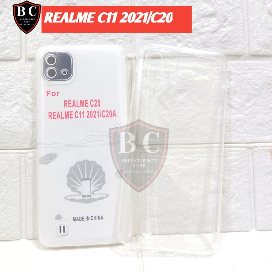 SOFTCASE CLEAR HD PREMIUM REALME C35 C33 REALME C11 2021 / REALME C20 REALME C21Y REALME C2