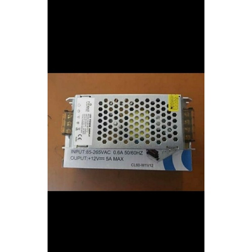 power supply dc 12v 5a merek Hiled input ac 85-265v adaptor dc bodi slim