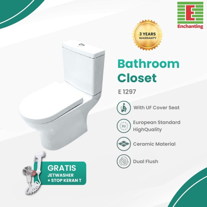new Toilet / Kloset Duduk Europe Enchanting E1297