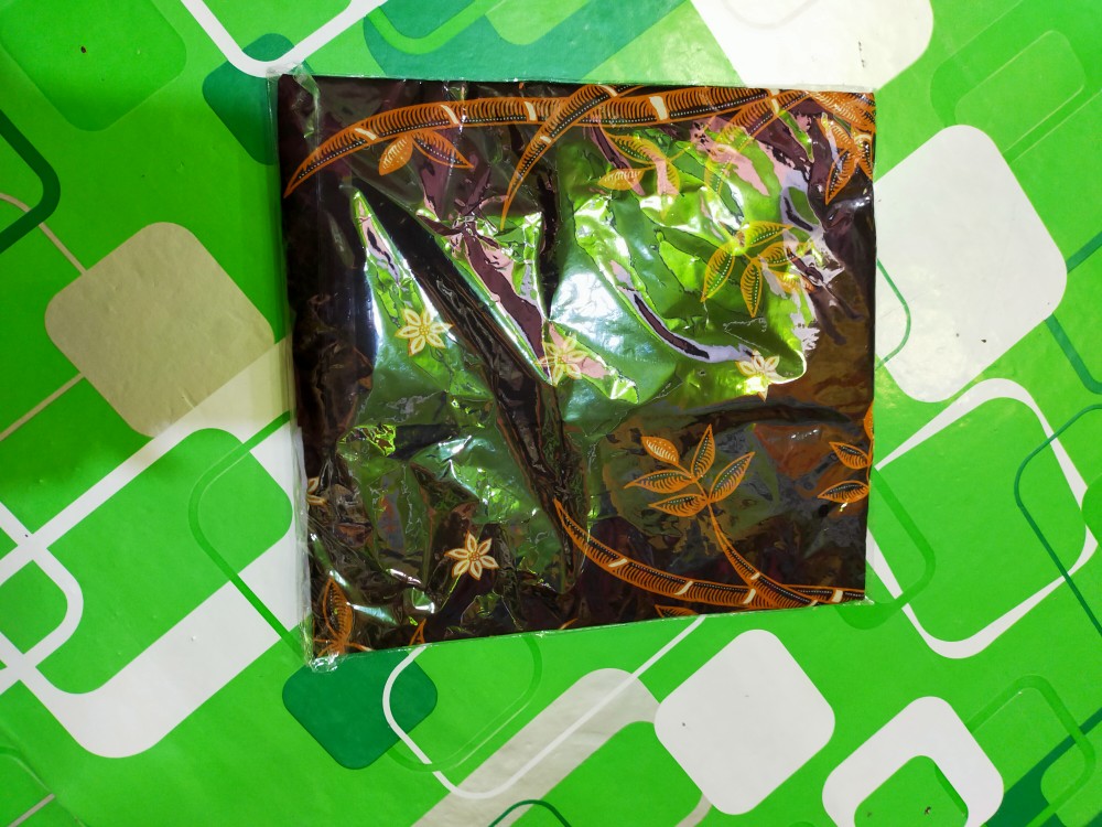 Atasan Kemeja Batik Pria Lengan Pendek Premium Bintang Kejora Full Furing Rajasakti Solo Ori