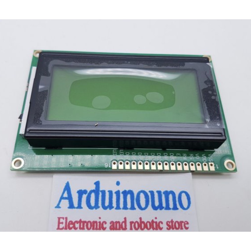 LCD karakter 1604 character 16 x 4 green backlight 16X4 hijau 16*4