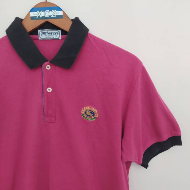 KAOS POLO / POLO SHIRT BURBERRY ORIGINAL SECOND