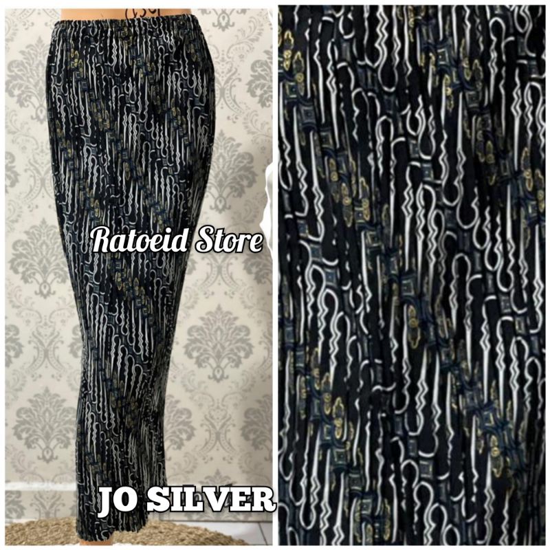 [200 Motif - Part 01] Rok Plisket Batik Panjang / Rok Batik / Rok Kebaya / Rok Wisuda / Bawahan Kebaya / Bawahan Batik / Rok Kondangan / Rok Pengantin / Rok Akad / Rok Lamaran / Rok Span / Rok Prisket Batik Jumbo Batik Production Original By Ratoeid Store-NO.32 Jo silver