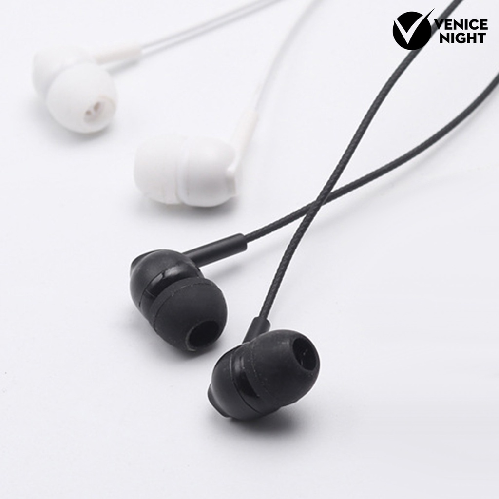 (VNEP) (Berkabel) Headset Earphone In-ear Stereo Surround Heavy Bass Kabel Jack 3.5mm Dengan Mic