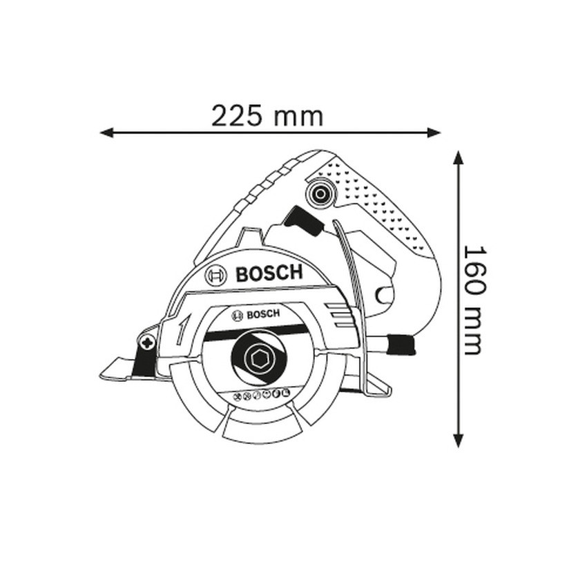 BOSCH GDC 140 Mesin Potong Keramik / Marble Cutter 4&quot;