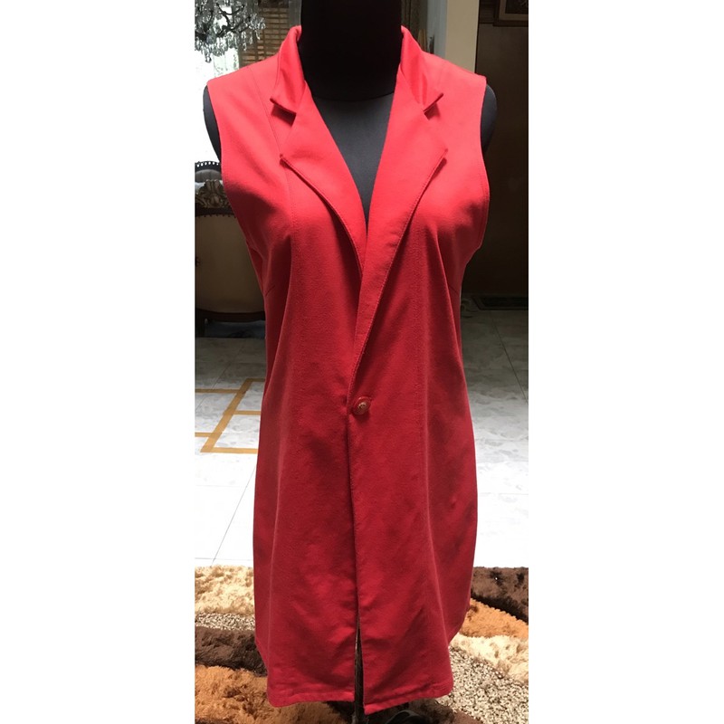 PRELOVED Outer isla mode kardigan cardigan Outter merah cabe