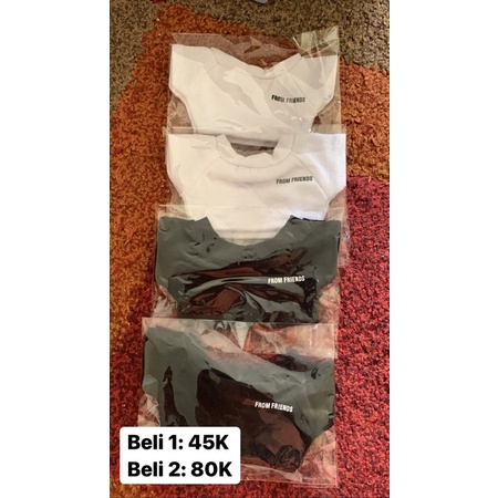 kaos from friends buat boneka