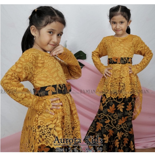 Kebaya Anak Perempuan Murah Baju Kebaya Anak Cewek Kebaya Brukat Anak Perempuan Terbaru 2022 Brukat 