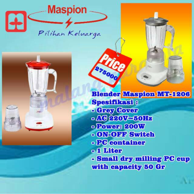 Blender maspion Mt 1206