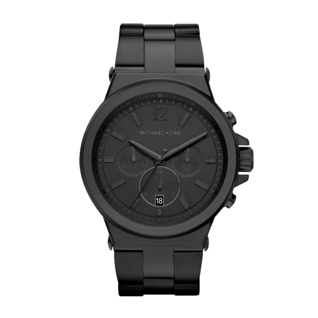 Michael Kors Dylan Black Steel Watch MK8279 Jam Tangan Pria