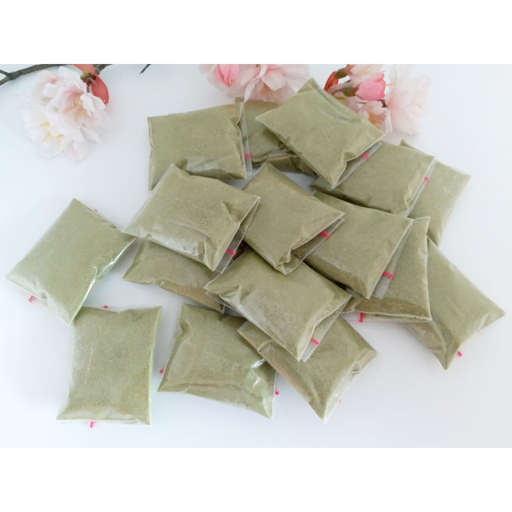 Halal Masker Gelatin Green Tea Masker Angkat Komedo 3 Sachet 10 Gram Shopee Indonesia