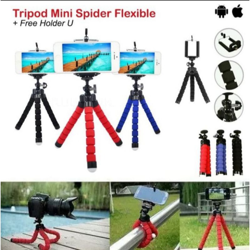 Tripod Hp Mini Spider Octopus Free Holder U