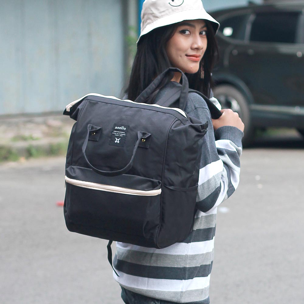 Tas Ransel Wanita New Stylish Backpack Ransel Jalan Jalan Tas Kuliah Sekolah Wanita
