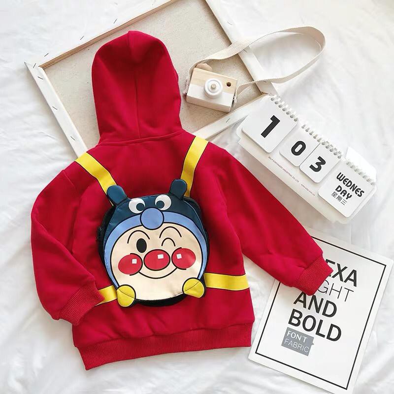 JAKET ANAK / BAJU ANAK / BAJU WINTER ANAK / BABIES TREASURE ROOM / ANPANMAN HOODIE JACKET