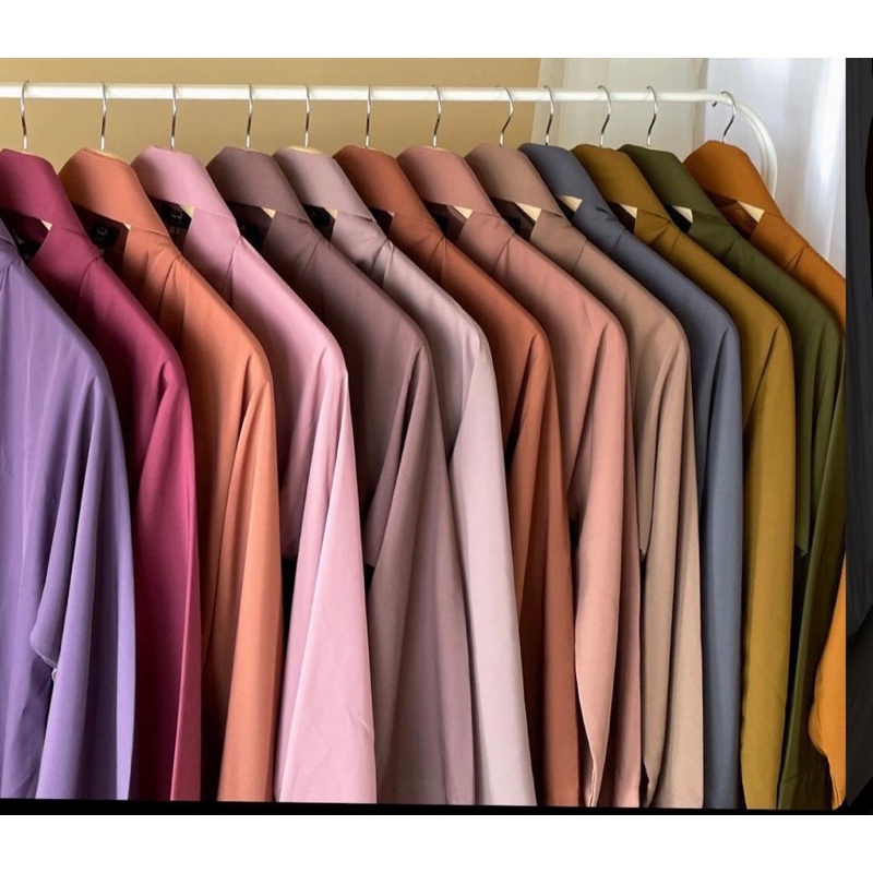 [GRATIS ONGKIR] GROSIR Gamis Abaya Turkey Termurah 5pics Wanita Peremium COD