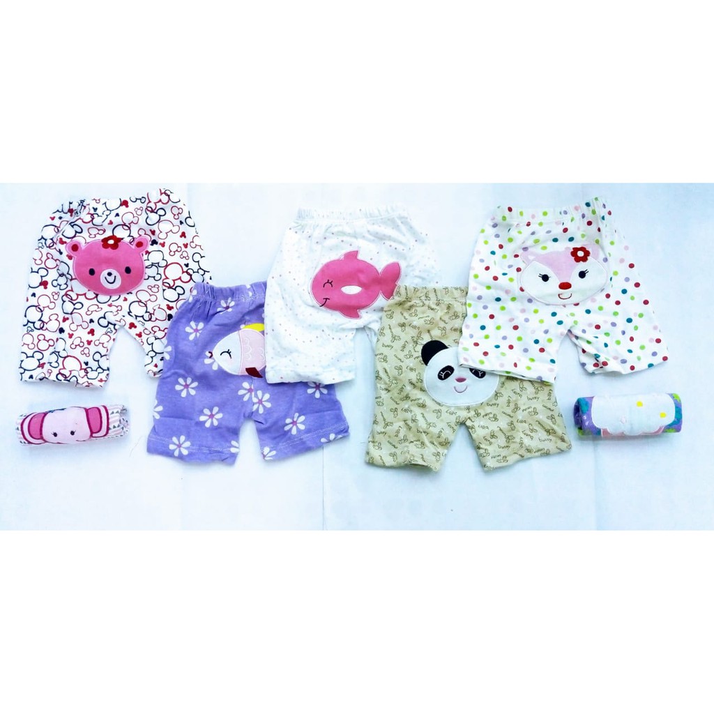 Kizzie Kids Celana Pendek Motif / Celana Pendek Bayi ( 1 PCS )