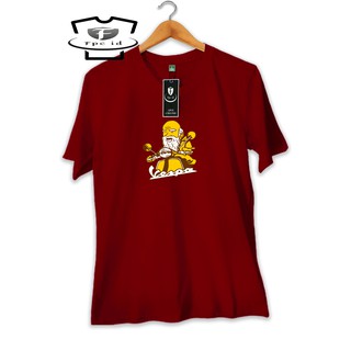Kaos Vespa Orang Tua Original Cotton Combed 30s Berkualitas Distro Clothing Fpc Id Shopee Indonesia