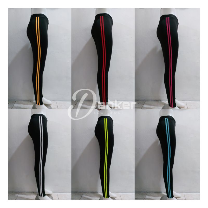 Legging Senam/Legging Senam List Wanita