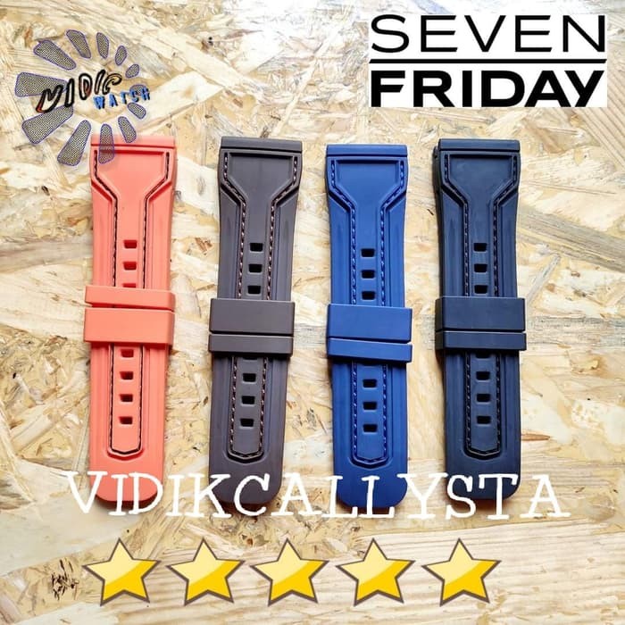 TALI JAM TANGAN SF SEVEN RUBBER STRAP 28MM