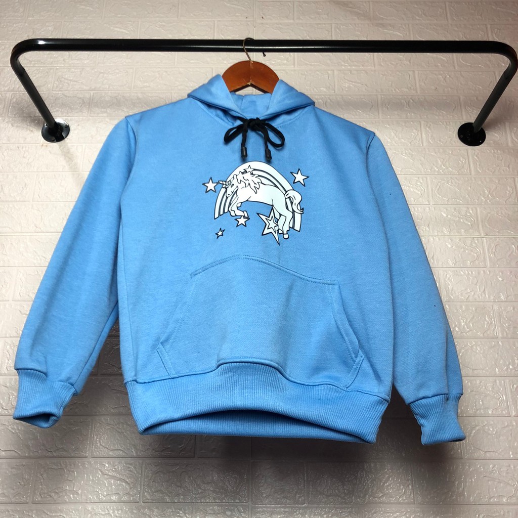 SWEATER HOODIE VETEMENTS UNICORN/JAKET HOODIE UNICORNS RAINBOWS VETEMENTS