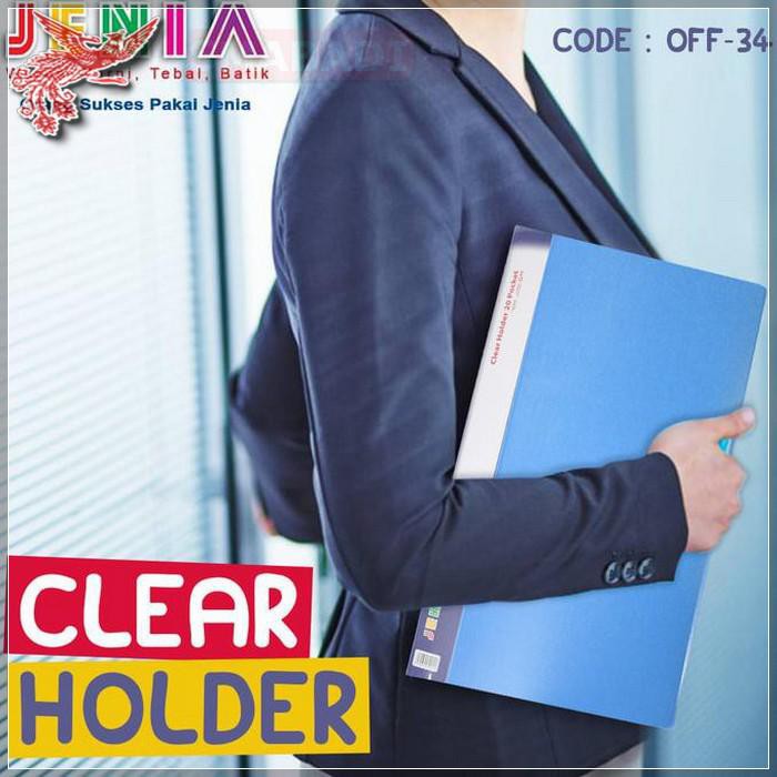 

COD - Clear Holder Alat Kantor 20 Sheets (Off-34) - FCO