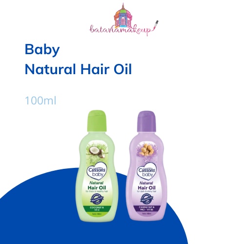 Cussons Baby Natural Hair Oil 100ML/Minyak Rambut