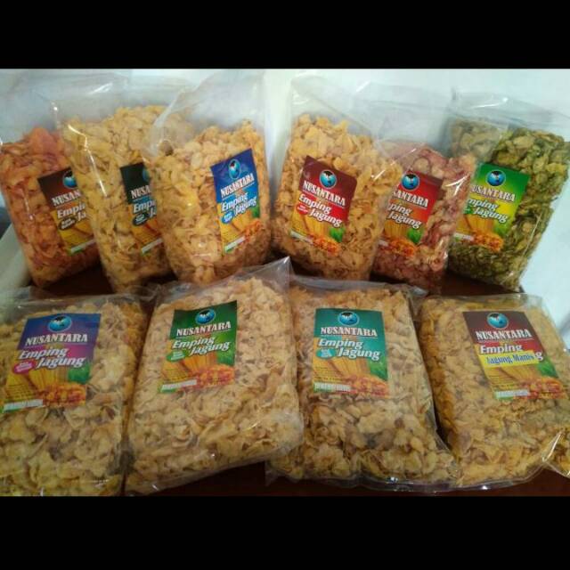 Emping Jagung Nusantara Oleh-oleh Camilan Khas Malang