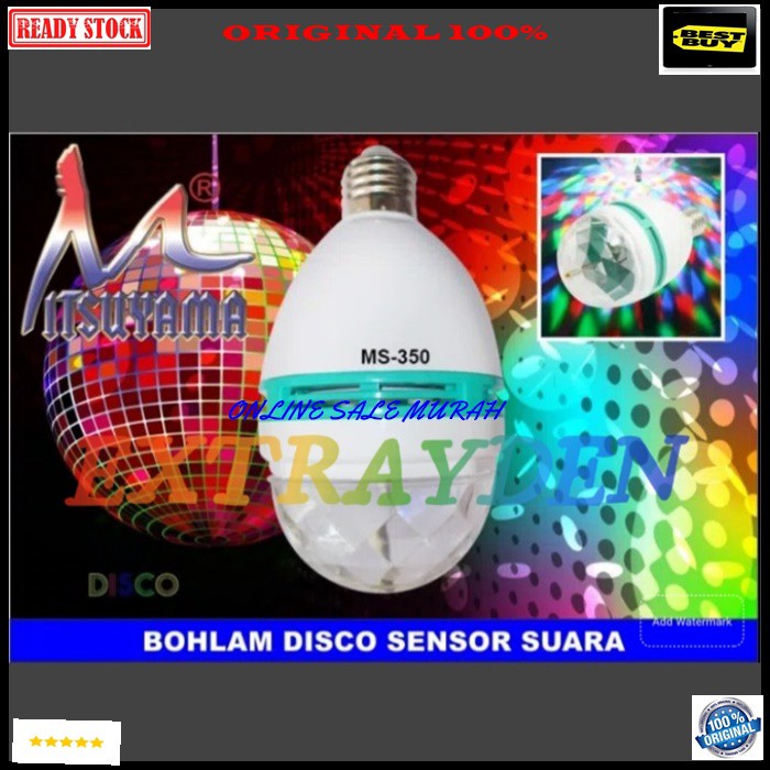 G223 Lampu disco led kelap kelip bohlam disko multi warna warni motif variasi full color colour sinar cahaya e27  Deskripsi produk: 1. Emiter lampu 3*1 watt LED 2. Ac 85260V 3.Tahan lama sampai dgn 20000 jam. 4..Dapat berputar 360 derajat 5. Caha