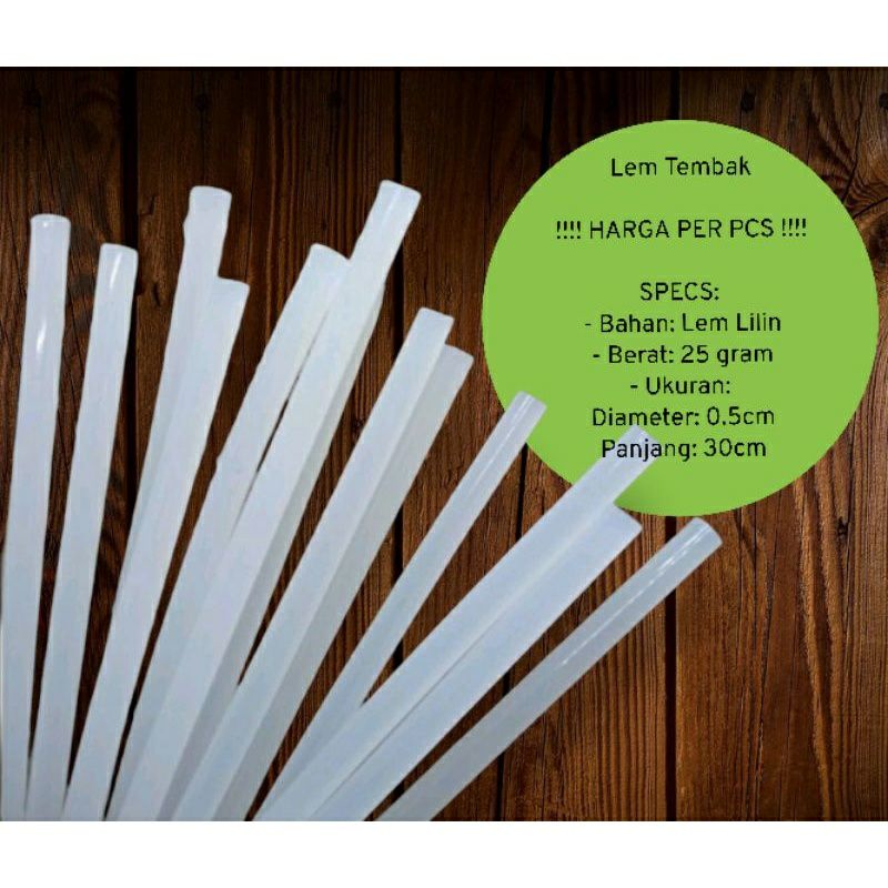 

isi lem tembak lem lilin glue stick