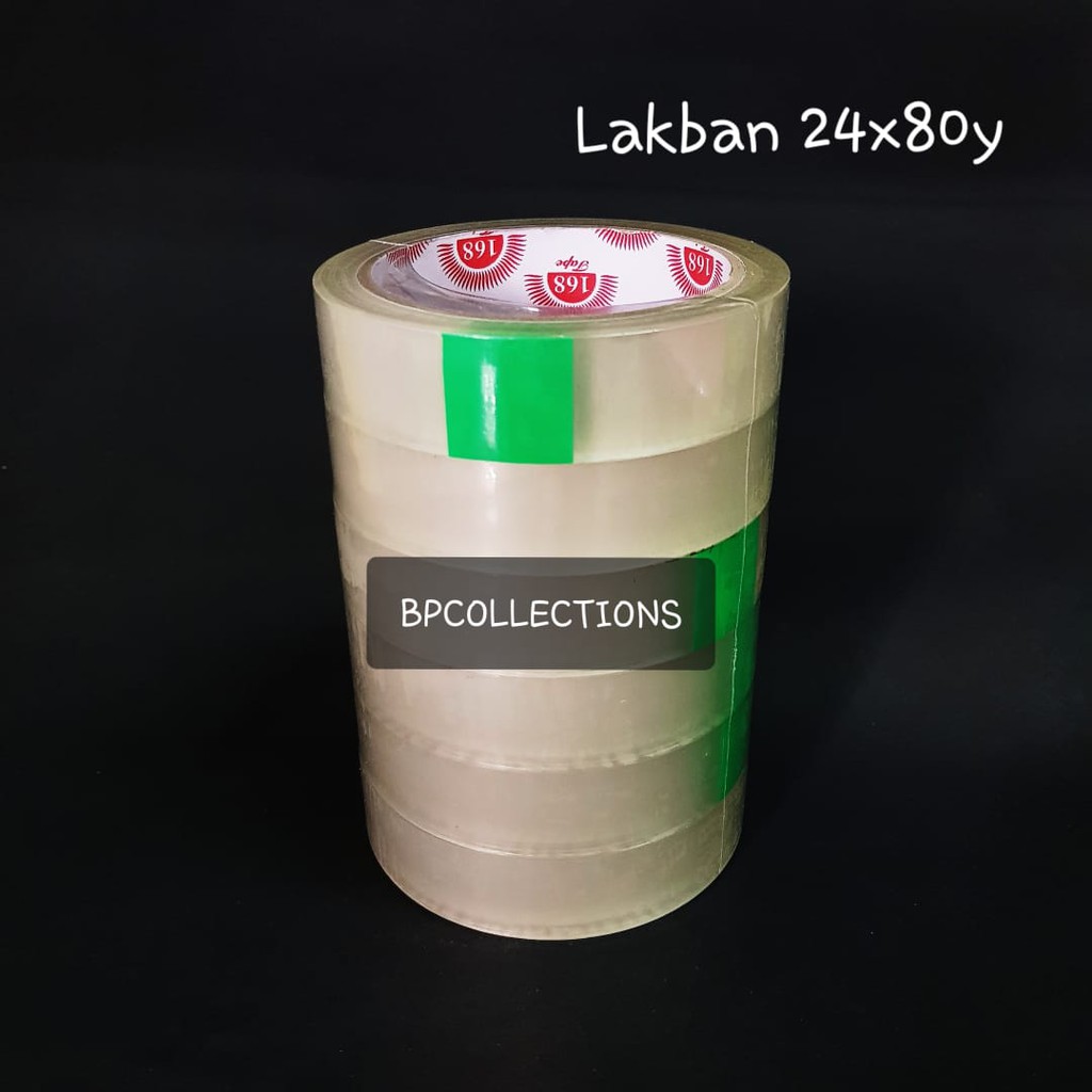 

1 DUS GOJEK 144roll Lakban Bening 24mm 80yard 24 mm 80 yard y 24x80 Selotip Isolasi Solasi Solatip kecil atk 1 DUS GOJEK