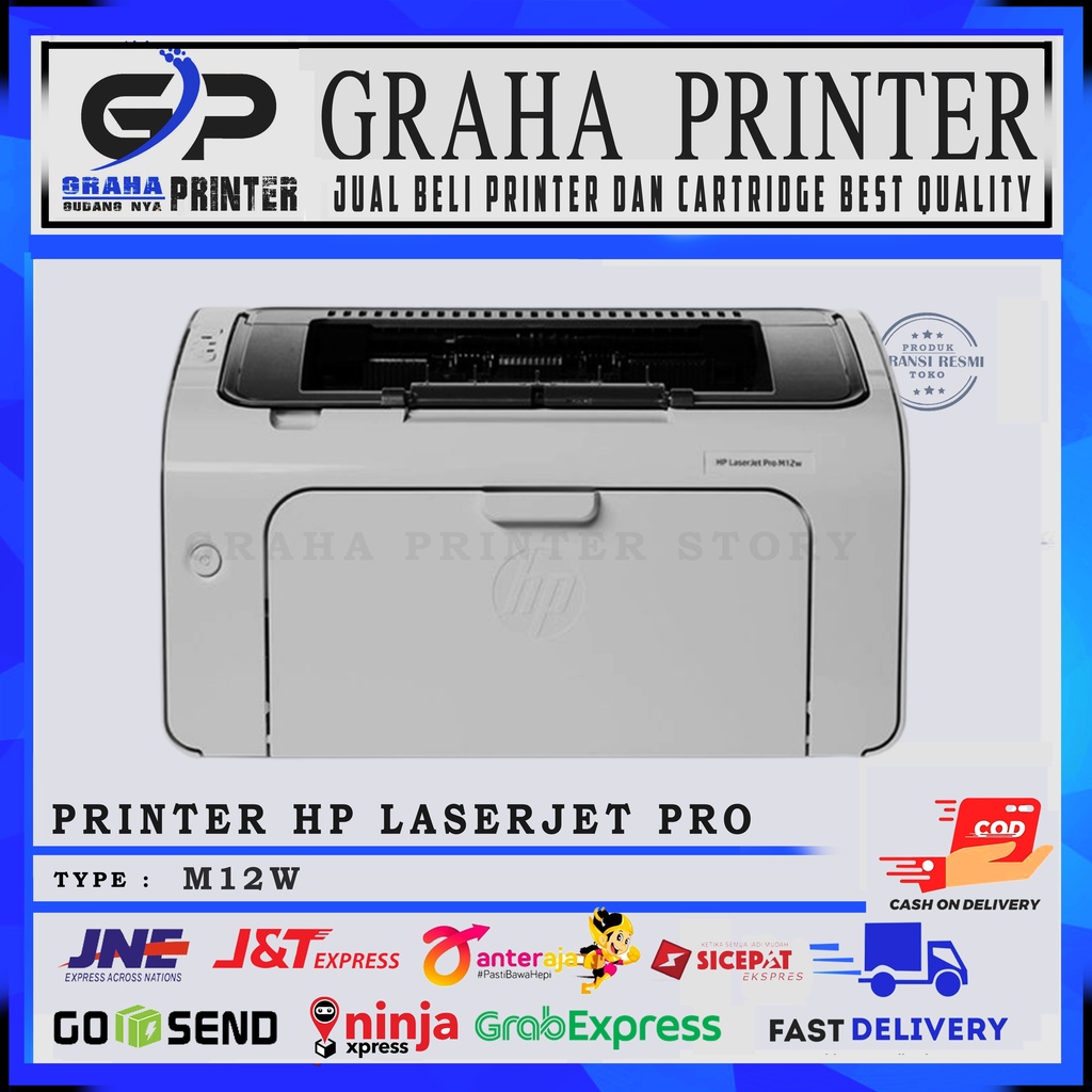 PRINTER HP LASERJET PRO M12W | HP LASERJET PRO M12W MURAH | LENGKAP BERGARANSI