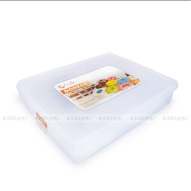 

Kotak donat plastik - tempat donat plastik - box kue - Doneos