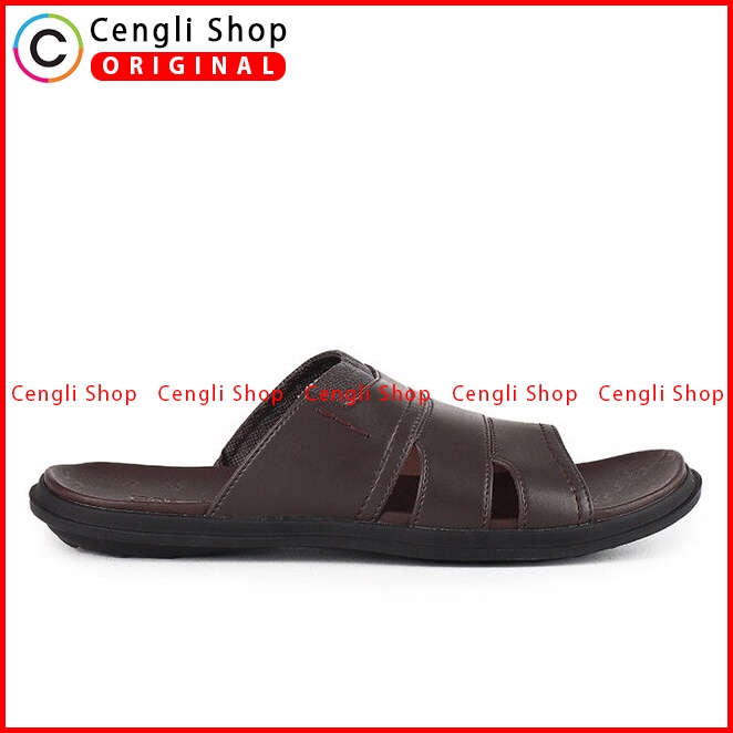 SANDAL SLIDE PRIA CARDINAL ORIGINAL CASUAL TERBARU COKLAT CA01