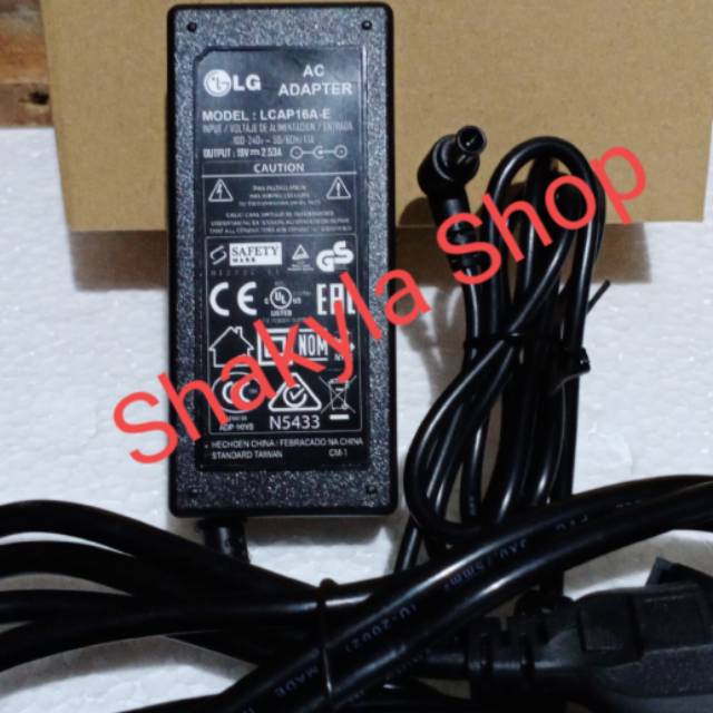 Adaptor TV Led LG 19V 2.53A