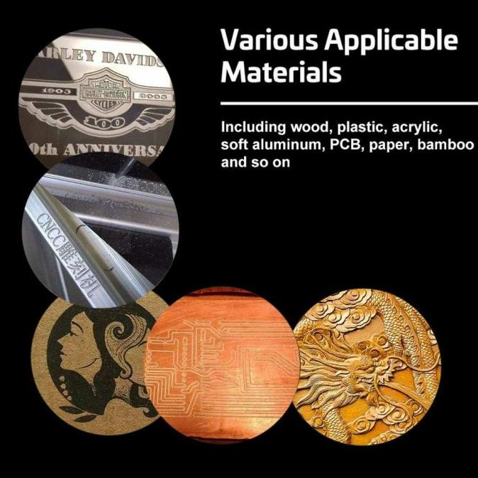 Twowin Cnc Printer 3D Ukir Kayu Laser Engraving 3-Axis Laser