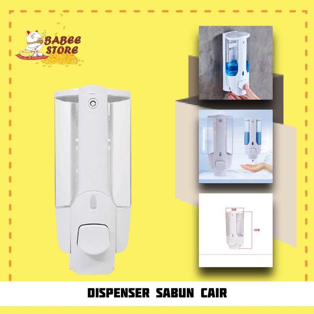 BABEE - DISPENSER SABUN CAIR SINGLE / TEMPAT SABUN MANDI CAIR / SOAP DISPENSER