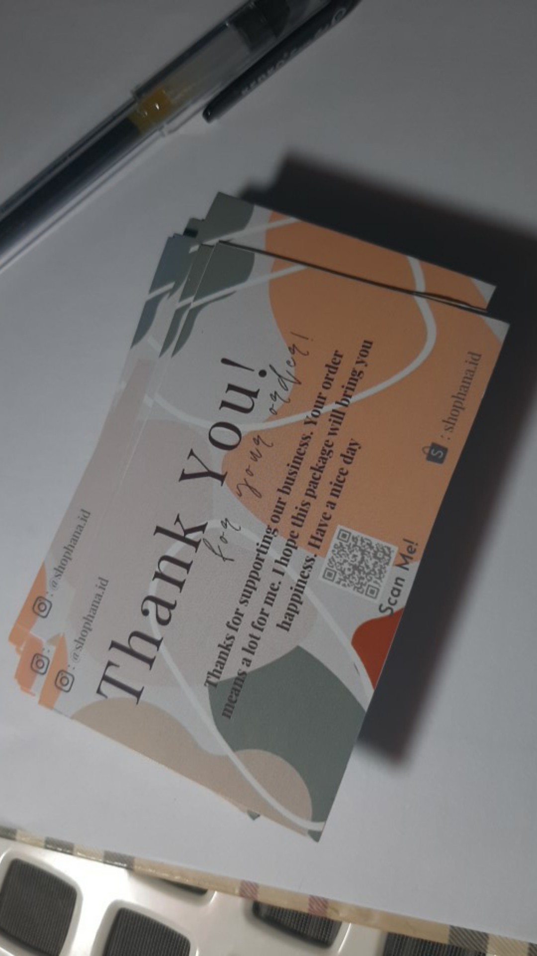 Custom Thankyou Card