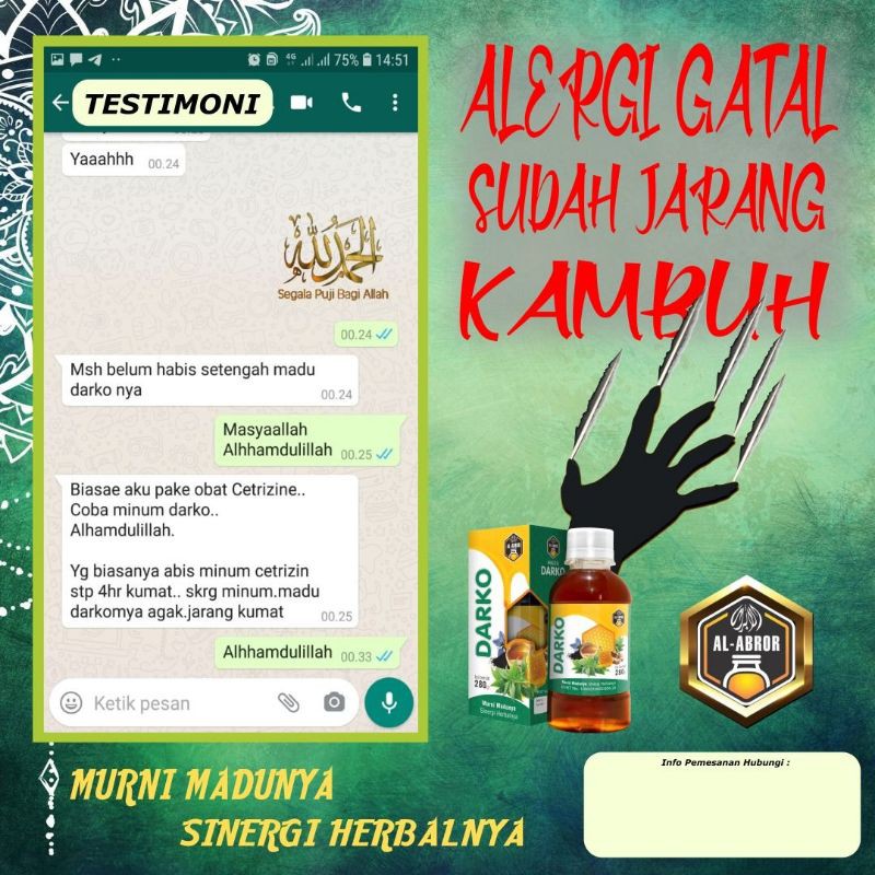 Terlaris Madu Untuk Kulit Alergi Gatal Gatal Eksim Cacar Bisul Jerawat Ruam Biduran Madu Darko Indonesia