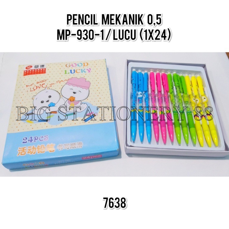 Pensil mekanik 0,5 Murah / Lucu (1x24)