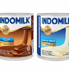 Indomilk Susu Kental Manis Putih/Coklat 370gr kaleng