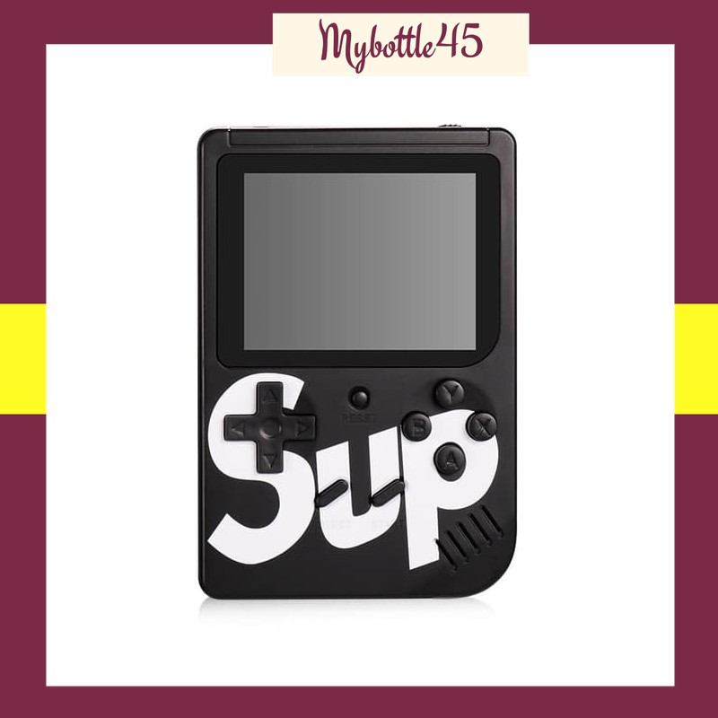 Game Boy Gameboy Retro Sup Game Box 400in1 Portable 8 Bit Classic Game - Hitam