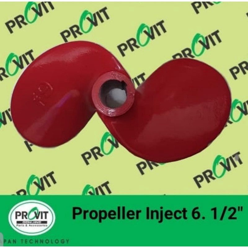 Baling-baling 6.5 inch Aluminium injection kapal Nelayan