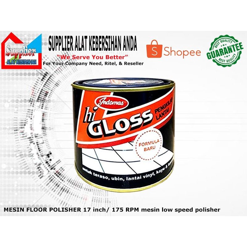 Hi Gloss Pengkilap lantai higloss untuk teraso ubin vinyl kayu keramik