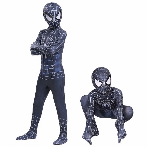 Kostum spiderman morales anak Avenger Superhero Costume + topeng