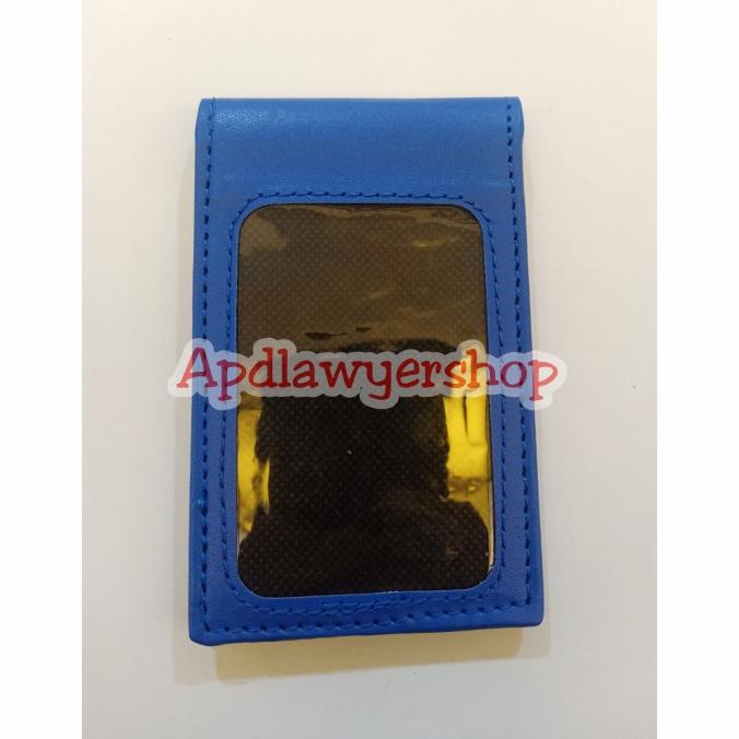 

best seller] ID CARD SAKU KULIT BIRU DOFF PREMIUM