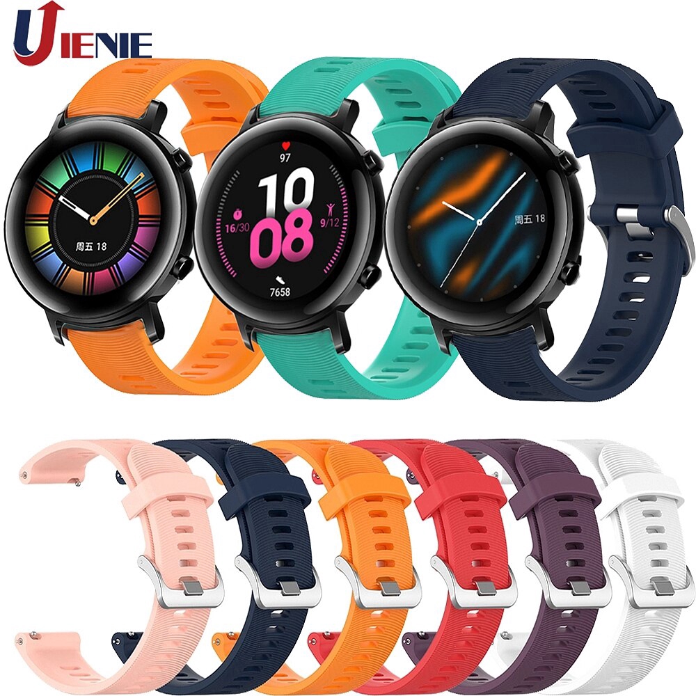 Strap Silikon 20mm untuk Huawei Watch GT2 42mm / Samsung