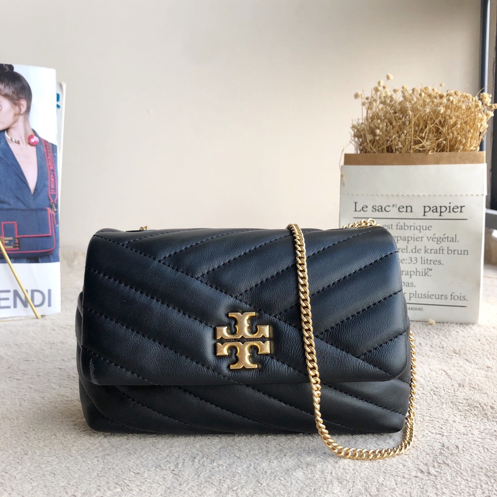 (SameDay Grab) Ori TB KIRA CHEVRON MINI size ladies shoulder bag Crossbody chain bag