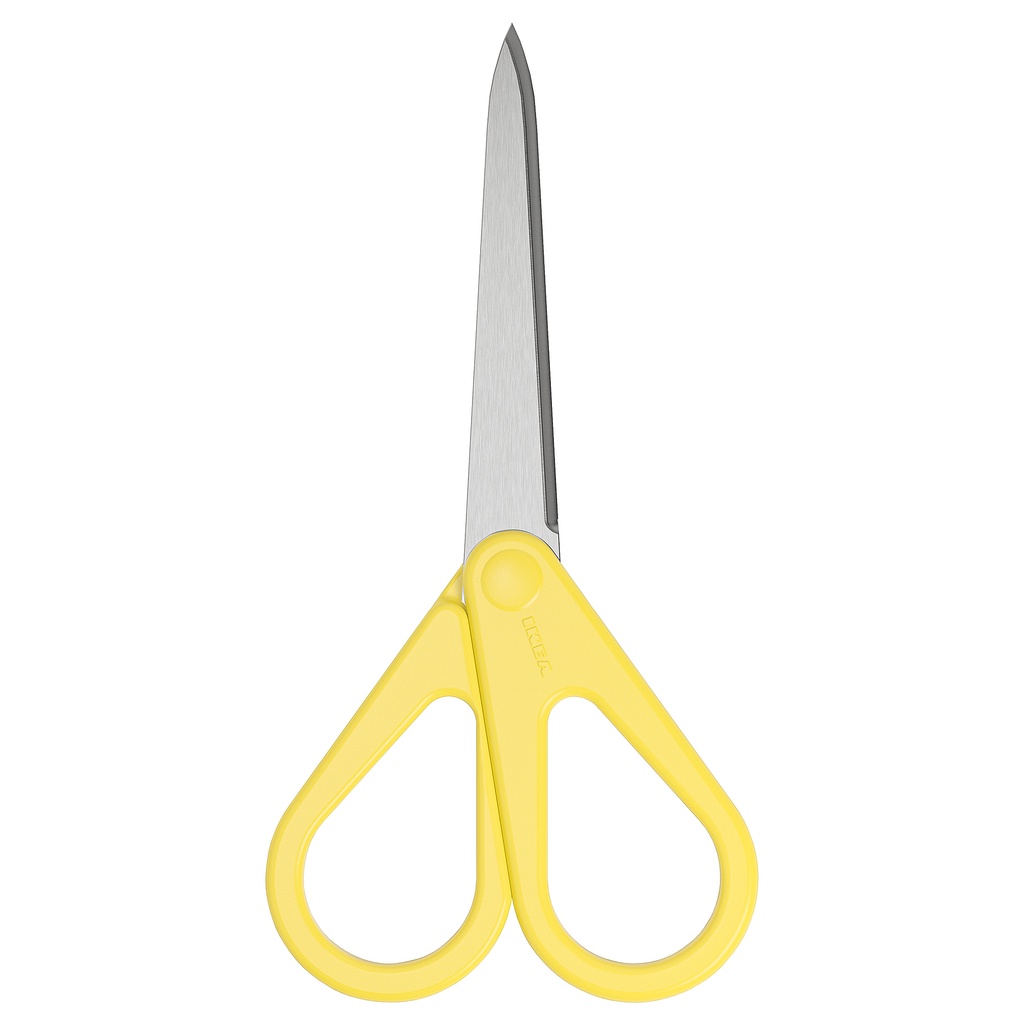 

Gunting ikea kuning KVALIFICERA lucu Gunting uk 16 cm, Scissor Pemotong Kertas Karton Kain Tajam Stainless