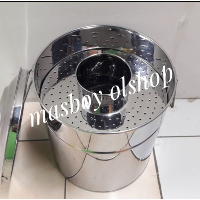 dandang baso stainless/tong baso/ukuran 40cm